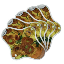 5 protège-slips lavables, NORMAL, en coton bio, coffret - 4